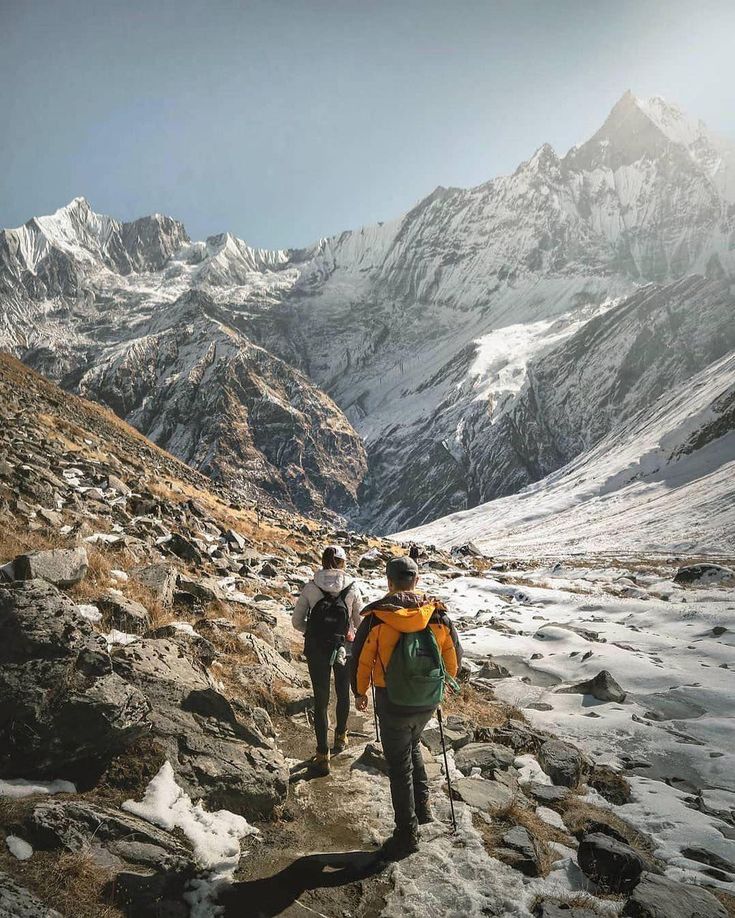 Annapurna trekking route in Nepal