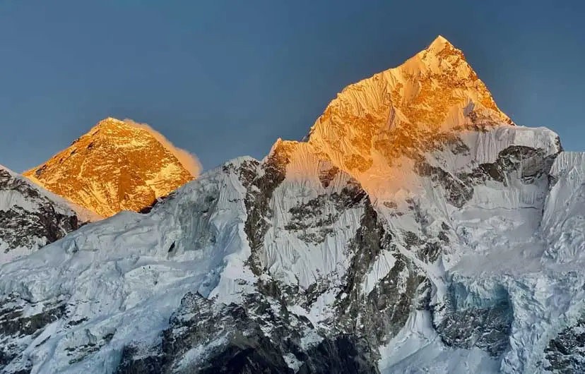 12 days Everest Base Camp Hike sunset view