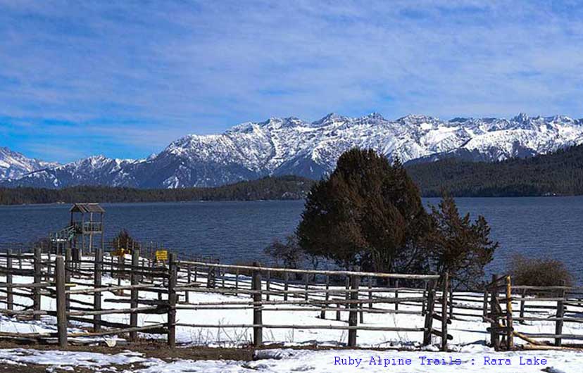 Short rara lake trek view